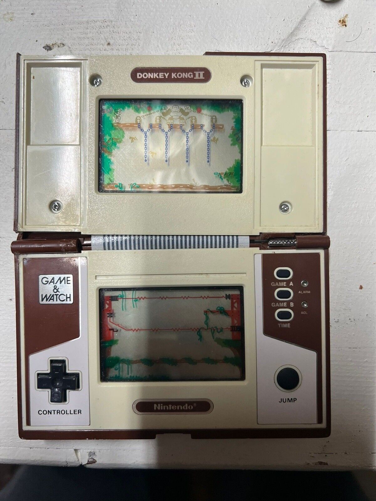 game watch donkey kong 2 vintage1983 JR-55 Console Vintage   LIRE DESCRIPTION