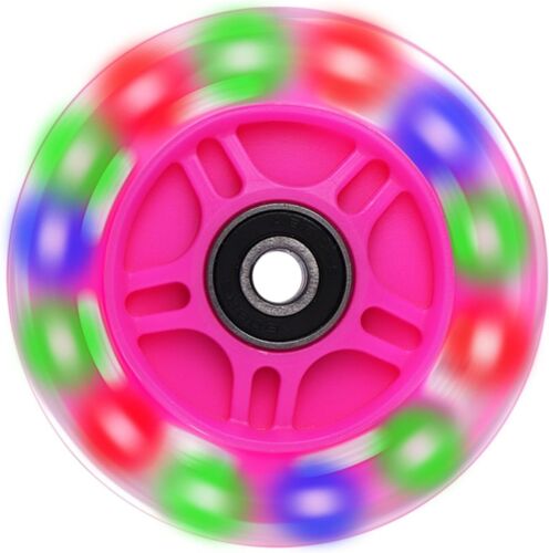 1-Pack 80mm Light Up Scooter Wheel Rear Colorful Led Flashing Replacement Wheel - Picture 5 of 11