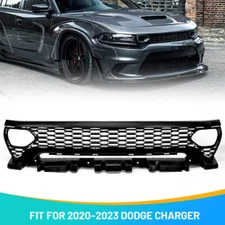 For 2020-2023 Dodge Charger SRT Widebody Front Bumper Upper Grille Grill Black