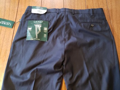 lauren by ralph lauren norton classic fit stretch dress pants Lauren Ralph Lauren Mens Classic-Fit Wool Dress Pants 56W x 30L Grey at Amazon Men's Clothing store