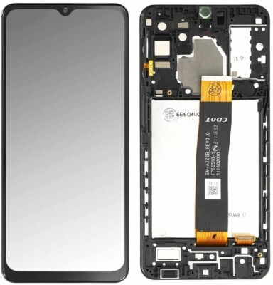Original Samsung Galaxy A32 5G 2021 A326B  Display Touch Screen Rahmen Schwarz