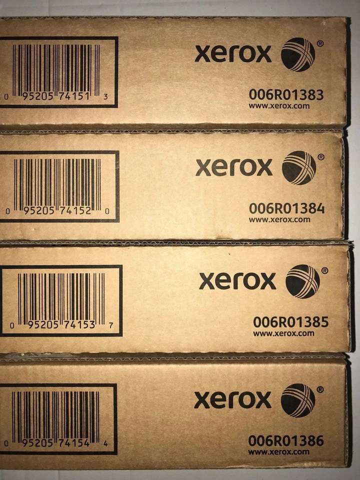Xerox Dc700/700i/J75/C75 Set toner numero parte:006R01383/84/85/86 - Immagine 4 di 4
