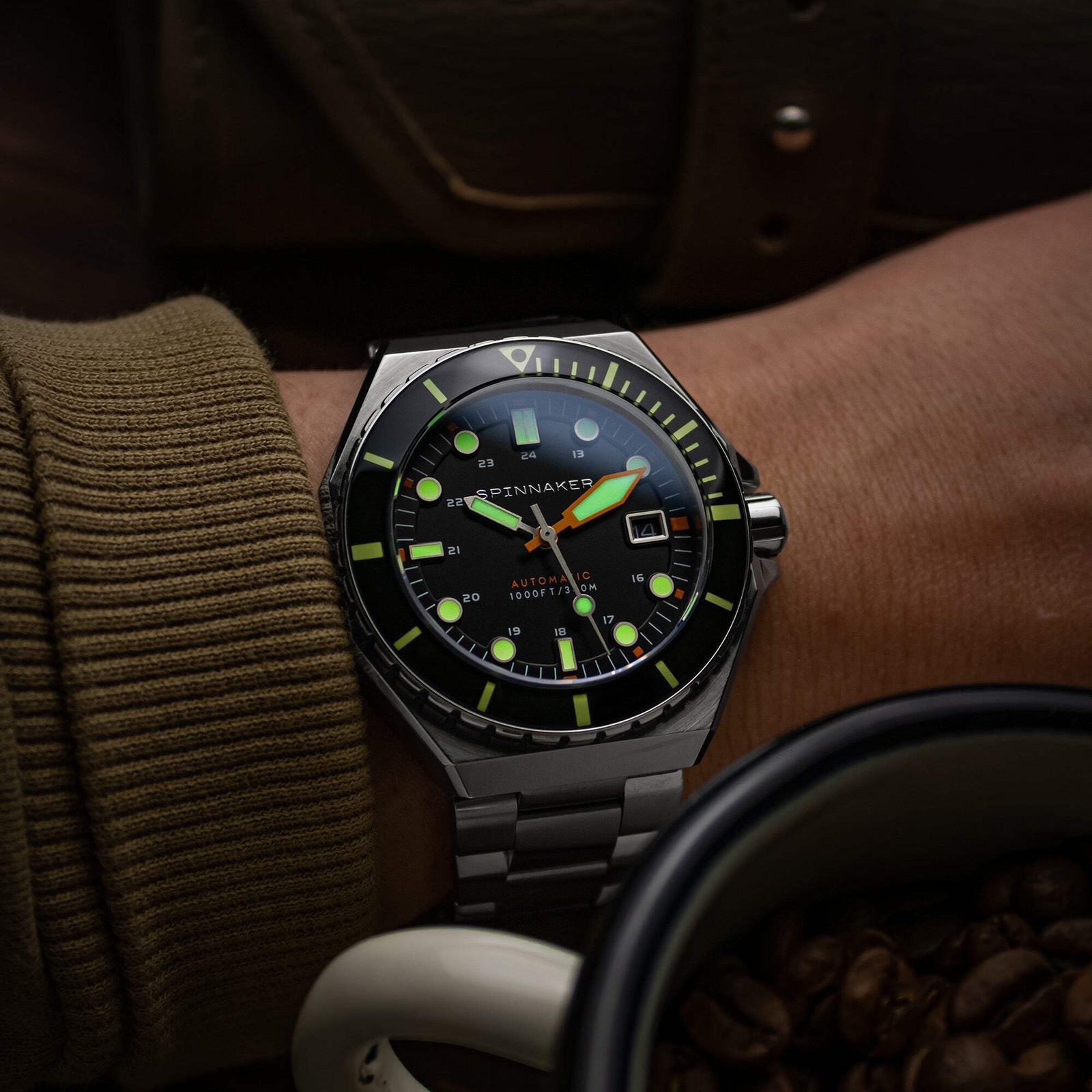 Spinnaker Dumas Black Dial / Stainless Steel | Black Dial 44mm Japanese Automati