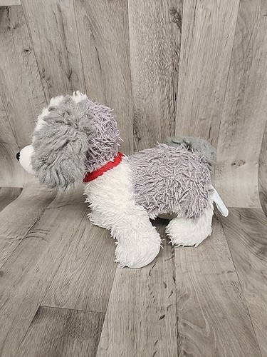 Build A Bear Promise Haustier weiß/grau Shih Tzu Zoll weicher Plüsch - kein Etikett am Halsband - Bild 3 von 10