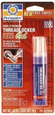 Permatex 27010 Threadlocker: Red Gel, 10 g, High Strength, Series 270