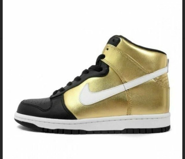 dunk high gold