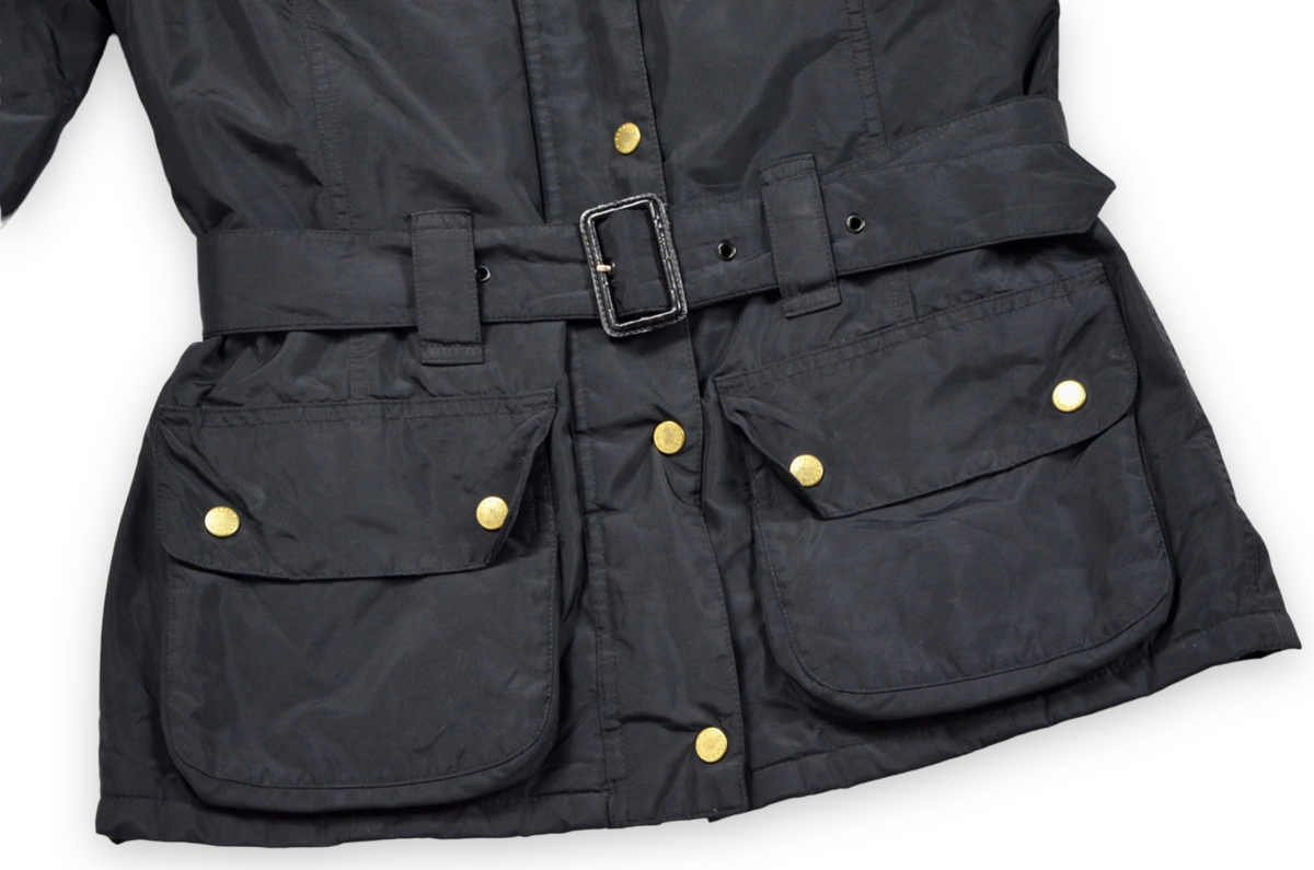 Women's Barbour International Jacket Belt Black England Women's Barbour International Jacket Belt Black England