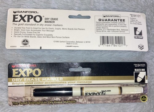 Vintage Sanford Expo Marker! Gekrempelt! 2 Stück! Whiteboard Oldschool Duft! - Bild 2 von 2