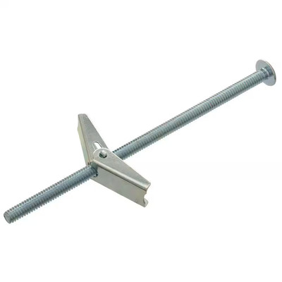 1/8 In. X 2 In. Zinc-Plated Steel Mushroom-Head Toggle Bolt Anchors