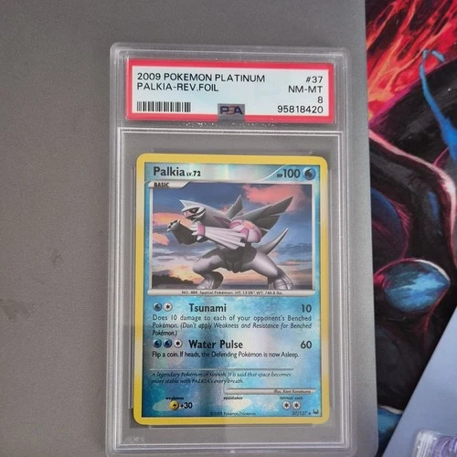 Pokémon TCG Platinum Palkia 37/127 REV FOIL PSA 8 EN
