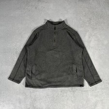 Harley-Davidson Quarter Zip Fleece Pullover Gray - Size: M