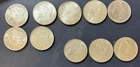 1880-1904 Morgan Dollar BU+ Uncirculated Half Roll 10 Coins Hand-Picked READ A17