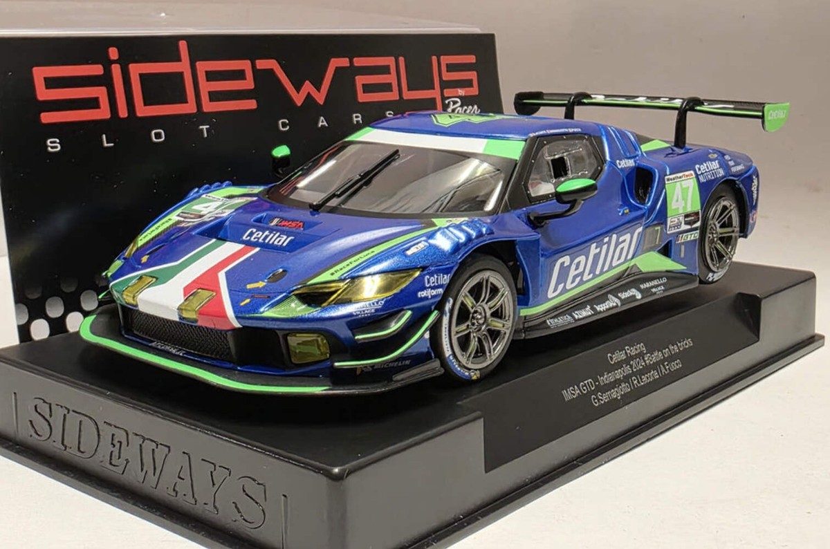 Sideways Ferrari 296 GT3 Cetilar Racing Fantasy 1/32 Slot