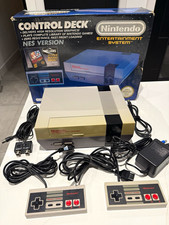 Nintendo NES Console w/ 2 Controllers & RF Cables & Box