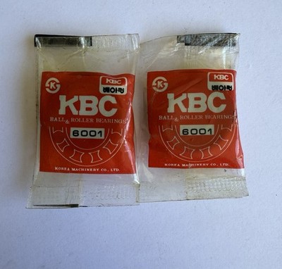 Lot Of 2! KBC 6001D RADIAL BALL BEARINGS