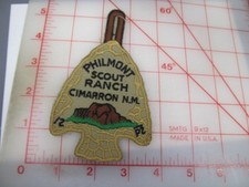 PHILMONT collectible Earned backpacking arrowhead older cb patch (g46)