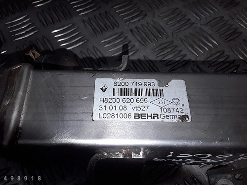 2008 RENAULT LAGUNA EGR VALVE DIESEL ONLY COOLER 2000DCI 8200620695 - Imagen 6 de 6