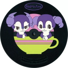 Pokemon Time x Play Set Products Yessan Rubber Record Coaster PVC 10cm