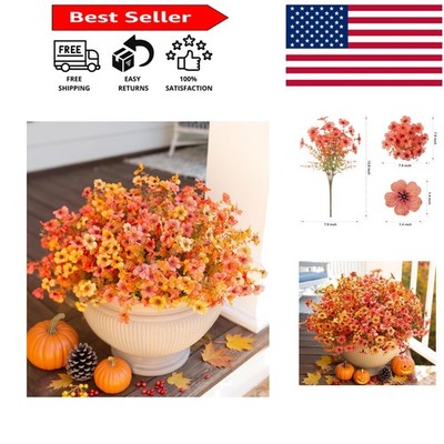 Realistic Faux Flower Bundle: Eucalyptus & Daisy Arrangements for Home Elegance
