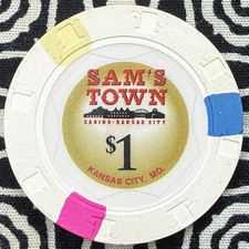 Sam's Town 1 Kansas City, Missouri Casino Chip V107