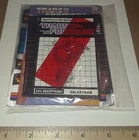 1986 G1 Transformers GALVATRON SEALED STICKER PACK Instruction Catalog Hasbro