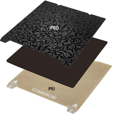 Ender 3 V3 SE Double Sided PEO PEI Sheet, Smooth PEO and Textured PEI Magneti...