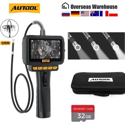 AUTOOL SVB305 Steering Borescope Camera 5mm Articulating Endoscope 210°