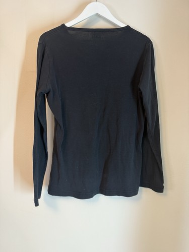 Duluth Trading Co Long Sleeve Longtail Faded Black Long Sleeve T EUC￼ - Picture 5 of 9