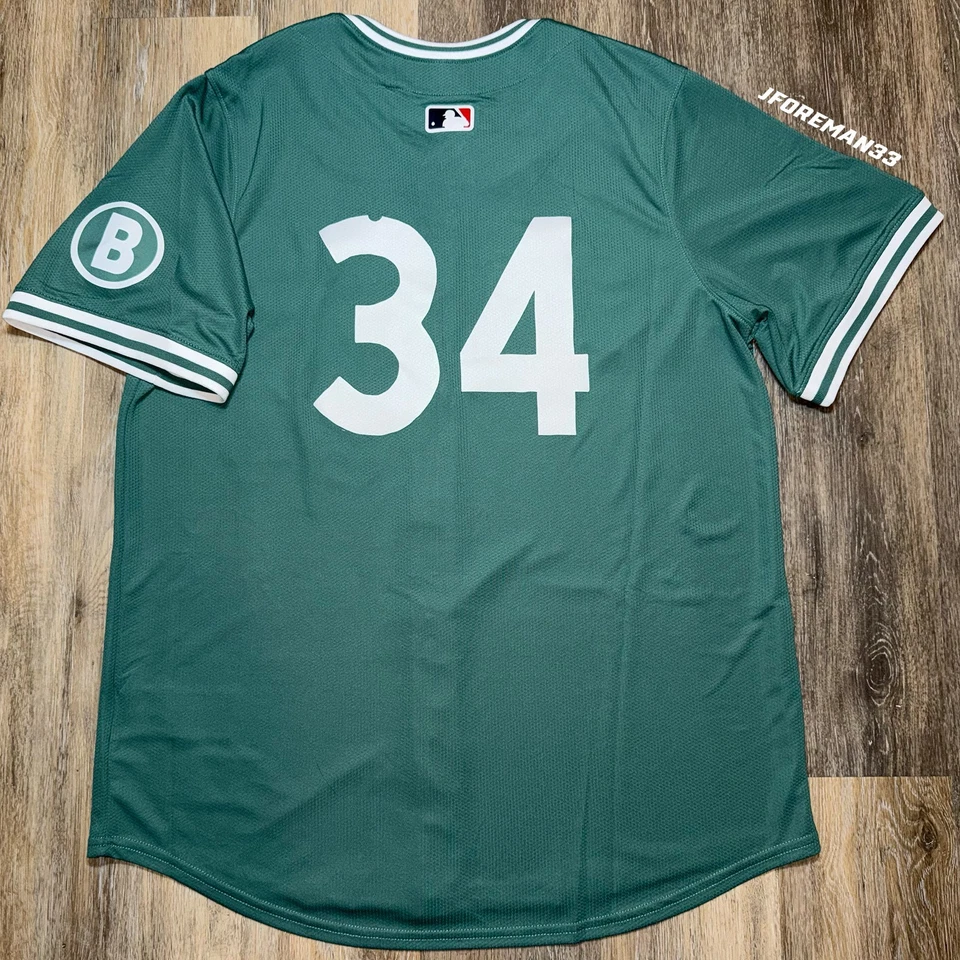 Подлинная футболка Nike David Ortiz City Connect Green Monster Red Sox ограниченное издание - Изображение 2 из 4