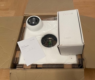 Occhio io Duna in LED 18W Einbaustrahler Montageplatte weiss matt