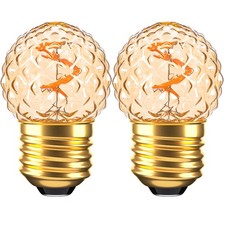 E26 Low Watt Led Amber Light Bulbs 10watt 1w Mini Globe Edison Small Light