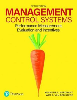 Management Control Systems - Paperback, by Merchant Kenneth; Van der - Very Good