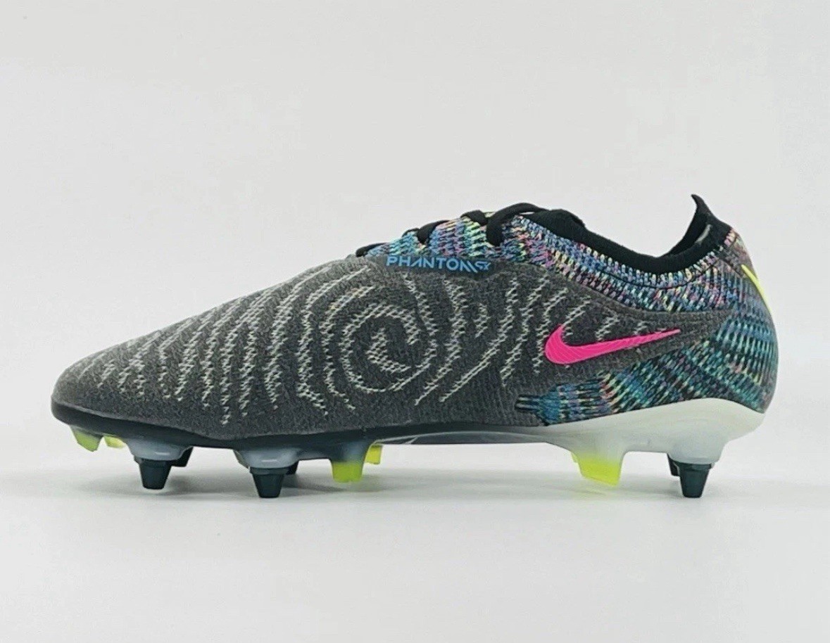 Nike Phantom GX Elite Fusion SG-Pro 'Black Volt' FD5239-071 Soccer Cleats Mens 9 thumbnail 2