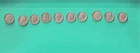 10 SILVER ROOSEVELT DIMES 1946,1946S,1947,1948,1949S,1950S,1951,1952,1952S,195