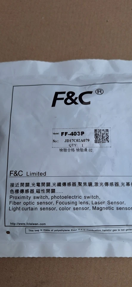 Amplificateur à fibre optique F&C FF-403P Fiber Amplifier Series 1 pièce  - Photo 2/3