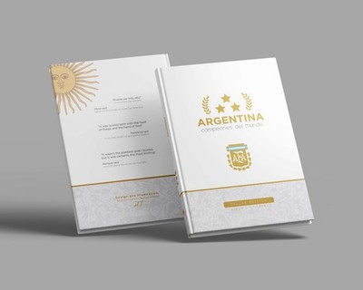 ARGENTINIEN Campeones del Mundo - Hardcover Deluxe Edition (Album + Aufkleber)