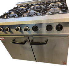 Falcon 6 Burner Gas Range Cooker with Oven - Refurbished