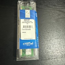 Crucial PC2-6400 4 GB DIMM 800 MHz DDR2 RAM Memory CT2KIT25664AA800 BRAND NEW