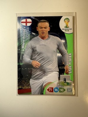 Panini Adrenalyn XL FIFA World Cup WC 2014 Brazil Wayne Rooney Star Player 139