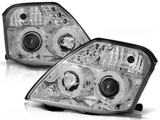 LED Angel Eyes Scheinwerfer für Citroen C2 03-10 chrom