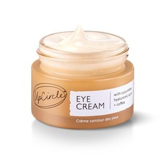Upcircle Eye Cream with Coffee and Hyaluronic Acid 15Ml - for Dark Circles, Puff