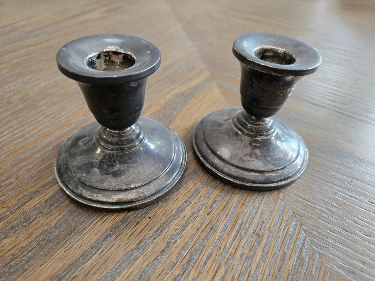 Fisher Sterling Silver In Antique Us Sterling Silver Candlesticks
