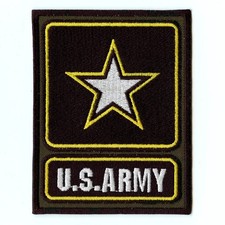 Official Unites States Army Star Military Logo Iron On Patch