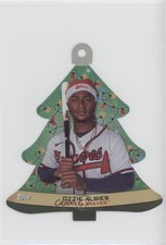 2022 Topps Holiday Mega Box Oversized Ornaments Die-Cuts Ozzie Albies 0jk3