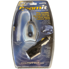 irock Beamit Model 409FM Wireless Music Adapter New 
