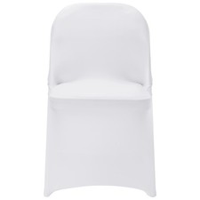 Uimoso 30PCS White Stretch Spandex Chair Covers for Events and Gatherings