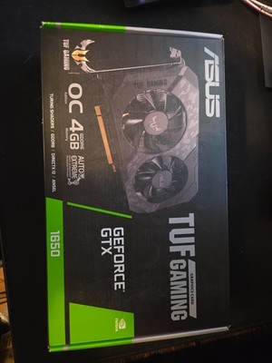 ASUS TUF Gaming GeForce GTX 1650 OC Edition 4GB GDDR6 Video Card