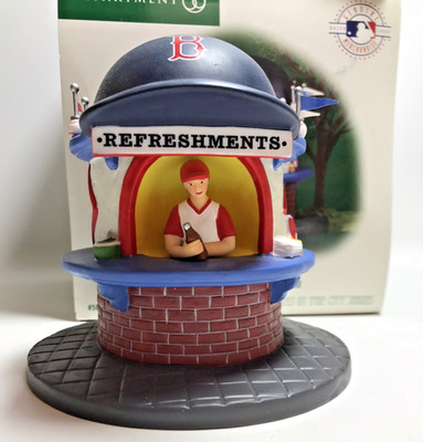 Dept 56 Boston Red Sox MLB Refreshment Stand 2004 Figurine