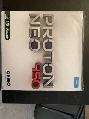 Gewo Proton Neo 450 Table Tennis Rubber 2.2mm Maximum Thickness Blue