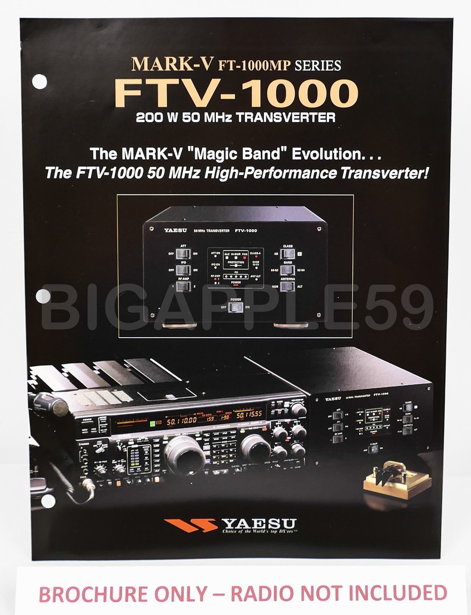 Yaesu Ftv-1000 6 Meter Transverter for Ft-1000mp Mark V in Shape
